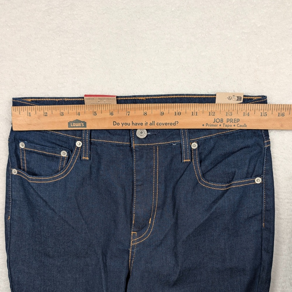 Levi's 726 Flare Jeans Womens 29x32 Dark Blue High Rise Stellar Stretch NEW - Picture 5 of 10